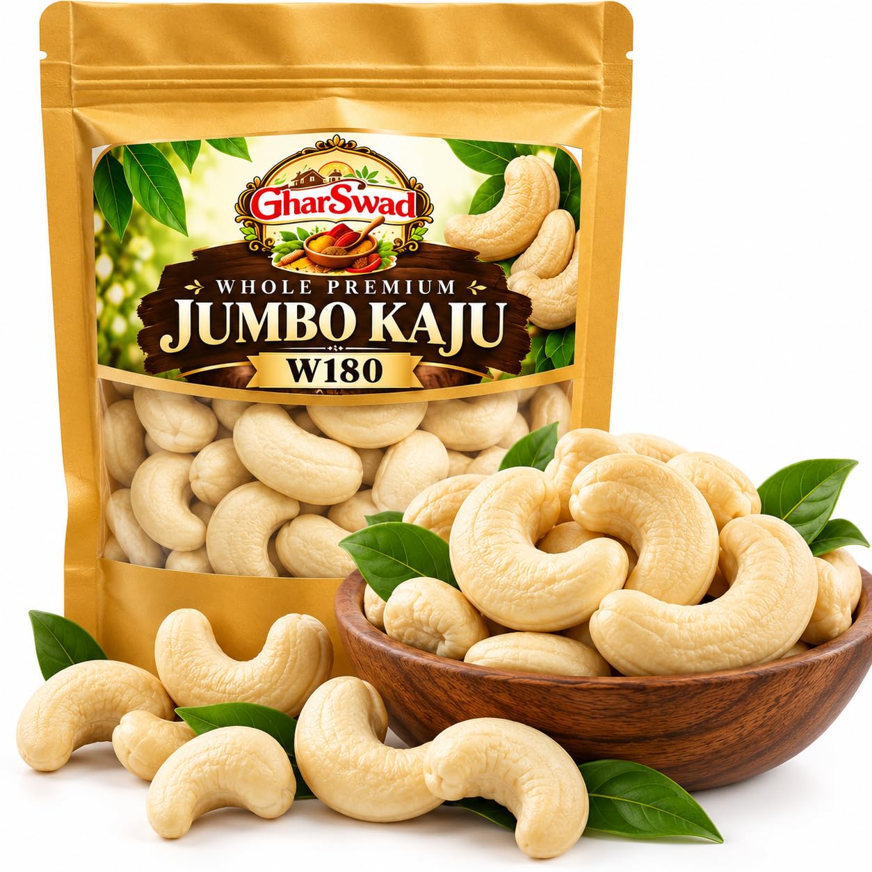 Gharswad W180 jumbo cashew pouch